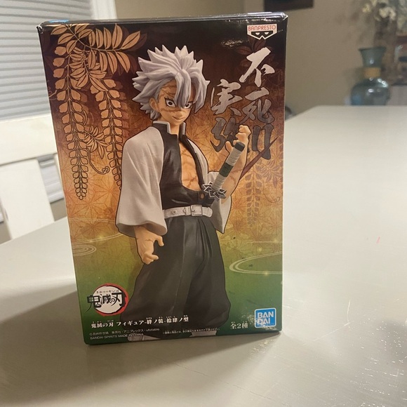 Banpresto Demon Slayer Kimetsu no Yaiba Figure Sanemi Shinazugawa - Picture 4 of 10